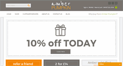 Desktop Screenshot of amberpumpkin.com